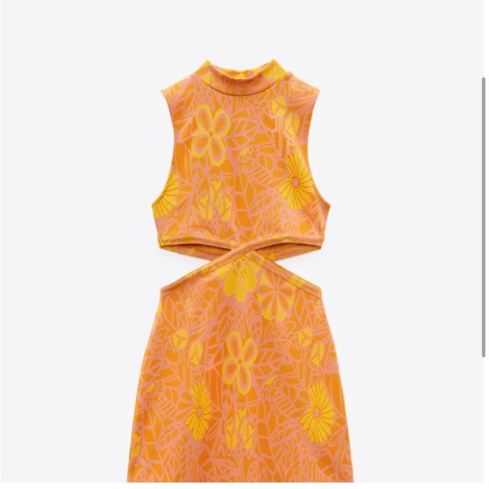 Zara cut out dress